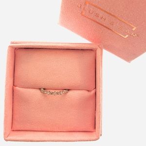 Women’s Blush & Bar Sterling Silver Nicolette Stackable Ring